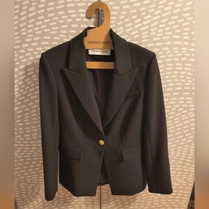 Veronica Beard Naira Dickey Jacket Gold Buttons Sz 6 No Size Tag Sample